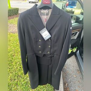Animo Tailcoat Shadbelly Dressage Jacket NWT size IT 44